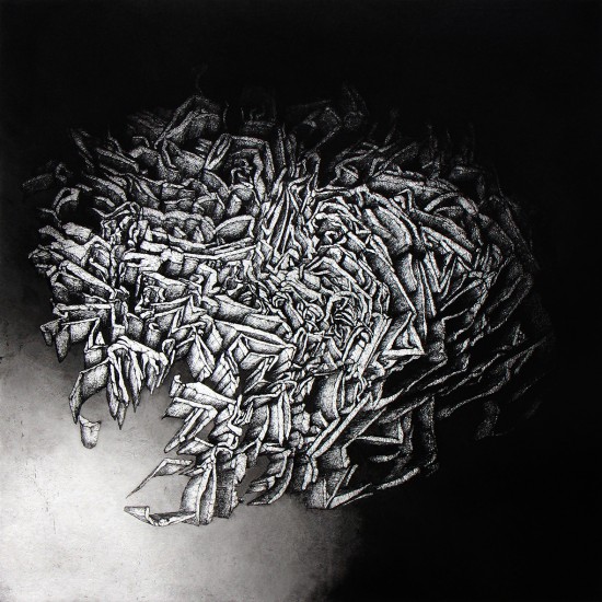 Betwixt and Between #6 | etching, intaglio | 50x50 cm